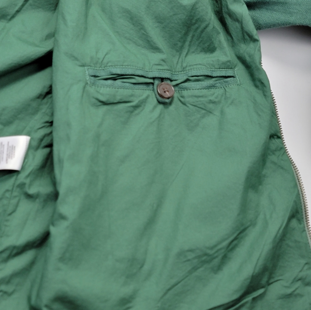 POLO RALPH LAUREN LINEN-Blend HERRINGBONE Twill Mockneck Jacket Mens Size XL New - Picture 9 of 11